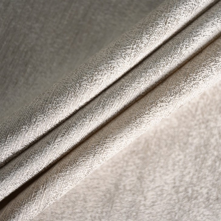 Oatmeal Gray-striped Cationic Jacquard Curtain Fabrics suppliers