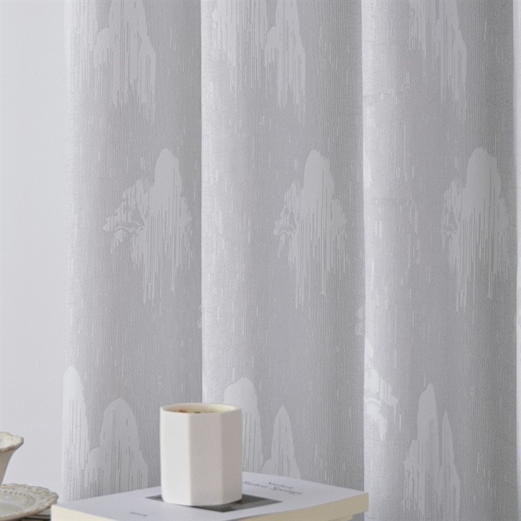 Simple Cloud-Mountain Jacquard Curtains high quality