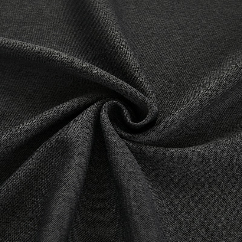Dark Double-sided Cotton And Linen Blackout Curtain Fabrics suppliers