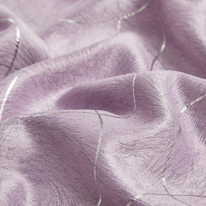 Modern Light Pink Graded Metallic Curtain Fabrics best