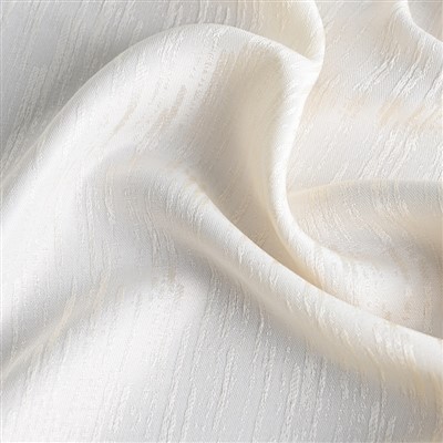 Modernon Light Beige Textured Jacquard Curtain Fabrics