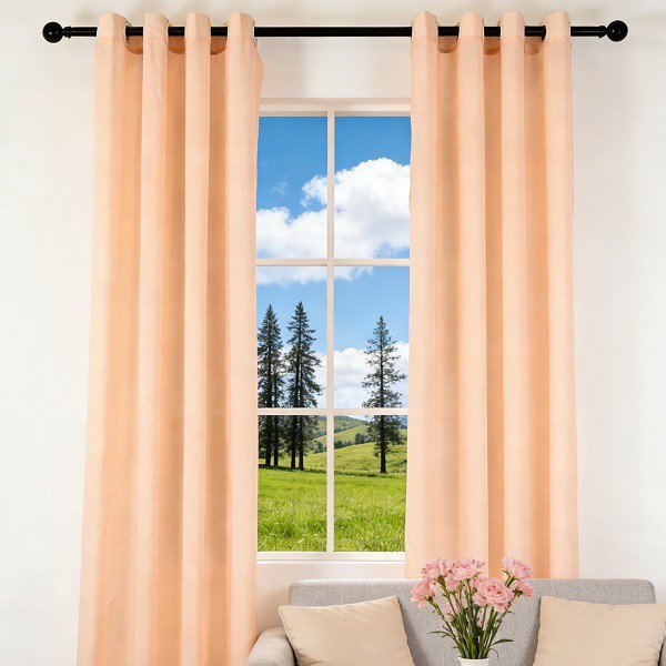 Malambot ya Kahel-Rosas ya Malimpek ya Kurtina